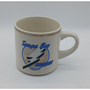 Vintage Tampa Bay Lighting NHL 1992 Coffee Mug Hunter Pottery